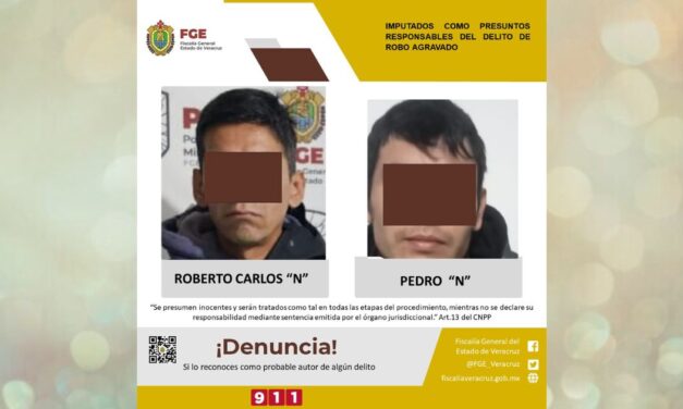 Fiscalía imputa a dos sujetos por el delito de robo en Martínez de la Torre