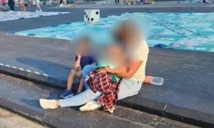 Bebé cae con su carriola al mar en Veracruz