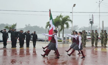 CETIS 111 participa en Lunes Cívico conmemorativo por el 86 aniversario de la Expropiación Petrolera