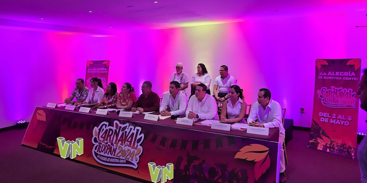 Se realizó la presentación del Comité de Carnaval Tuxpan 2024 y se publicaron las convocatorias