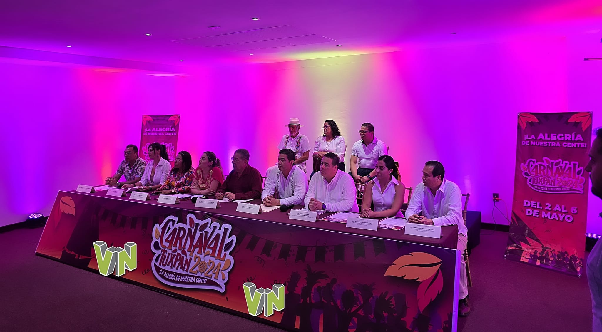 Se realizó la presentación del Comité de Carnaval Tuxpan 2024 y se publicaron las convocatorias