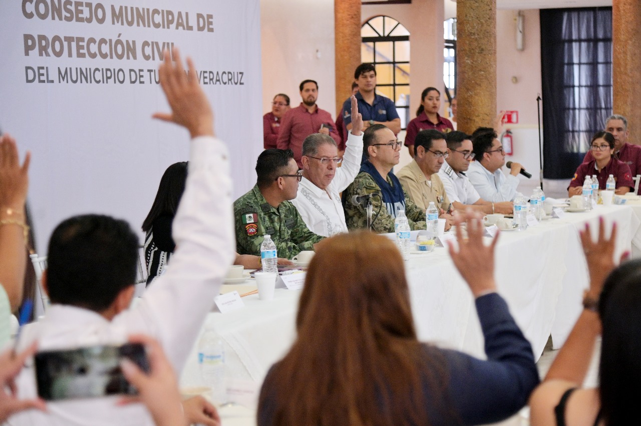 Tuxpan: Sesionó el Consejo Municipal de Protección Civil y el Consejo Municipal de Seguridad Pública y Participación Ciudadana