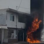 Incendio consume refaccionaria automotriz en Poza Rica