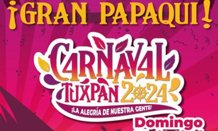 Están todos invitados al Gran Papaqui del “Carnaval Tuxpan 2024”, este domingo a las 6:00 de la tarde
