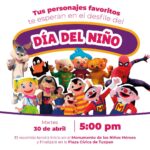 Invita DIF Tuxpan a desfile y festival para celebrar el Día del Niño