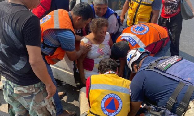 Choque entre auto y camioneta en la carretera Tuxpan- Tampico deja una lesionada