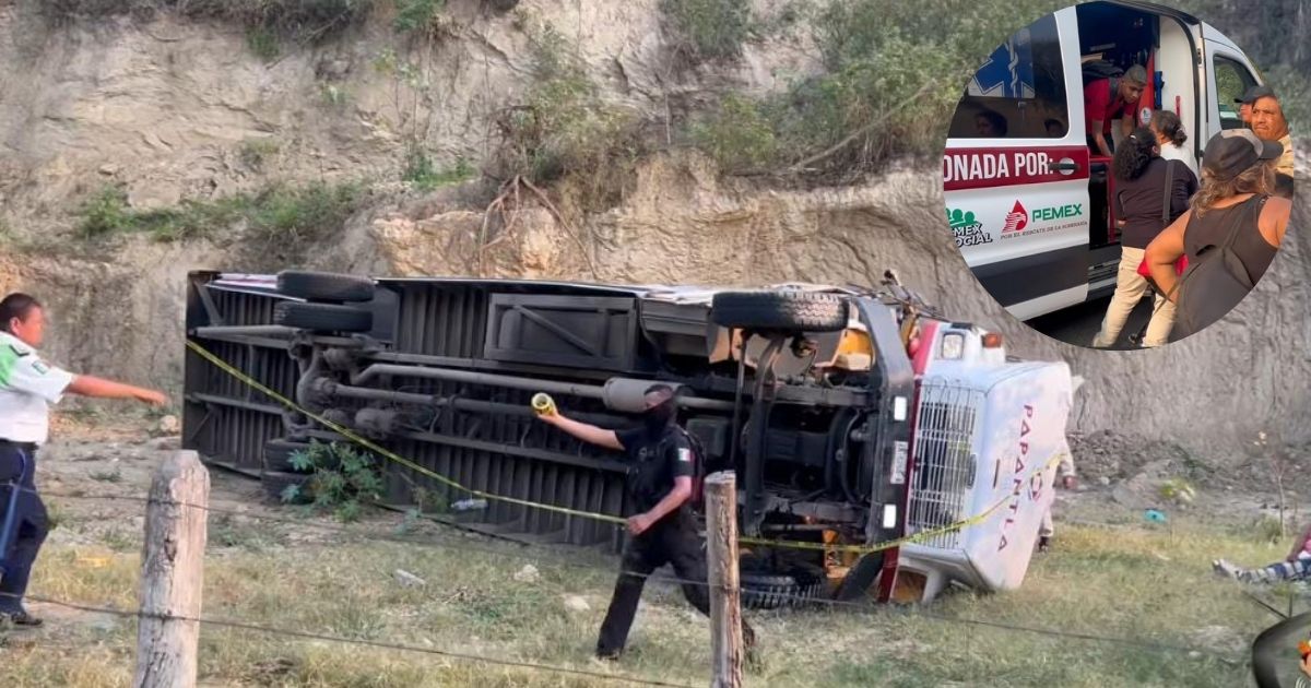 Papantla: Volcadura del Tutunakú deja 50 lesionados y 3 fallecidos