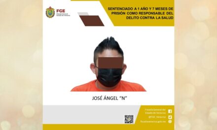 Misantla: 1 año y 7 meses de cárcel por delitos contra la salud