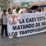 Bloquean carretera en Tantoyuca por crisis de agua