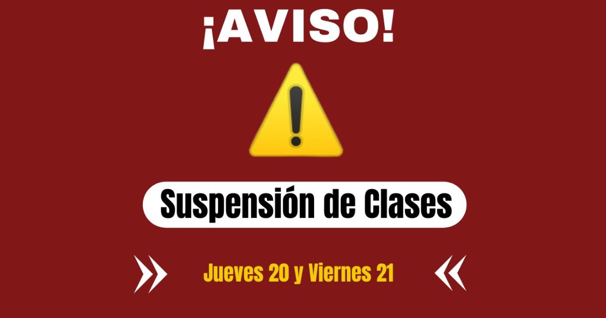 ¡SE SUSPENDEN CLASES EN TUXPAN, LOS DÍAS JUEVES Y VIERNES!