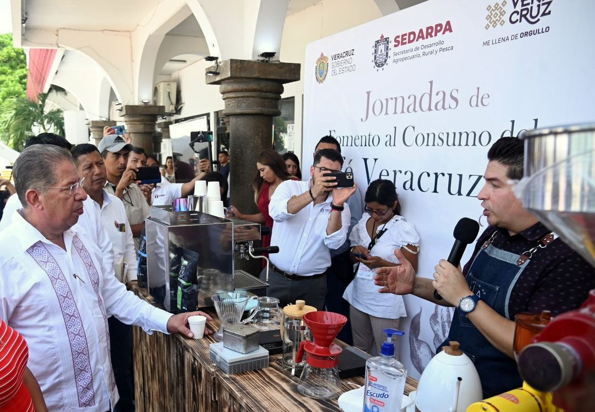Esta mañana se inauguró en Tuxpan la “Jornada de Fomento al Consumo de Café de Veracruz”