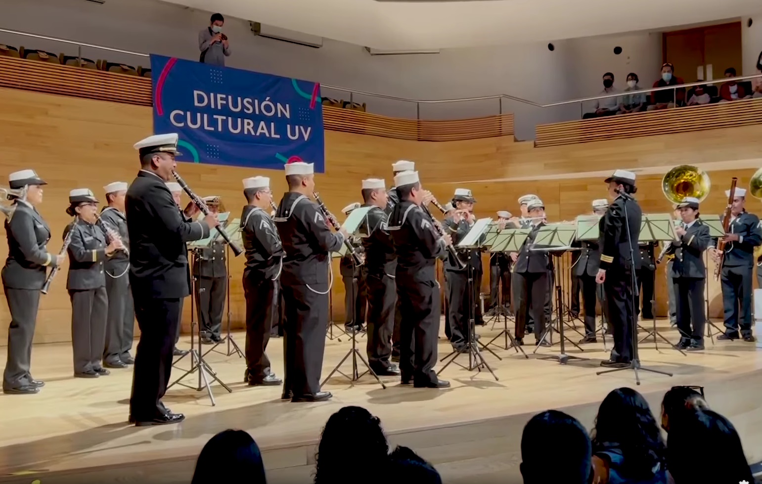 Se presenta en Tuxpan la Banda Sinfónica de la Secretaría de Marina Armada de México