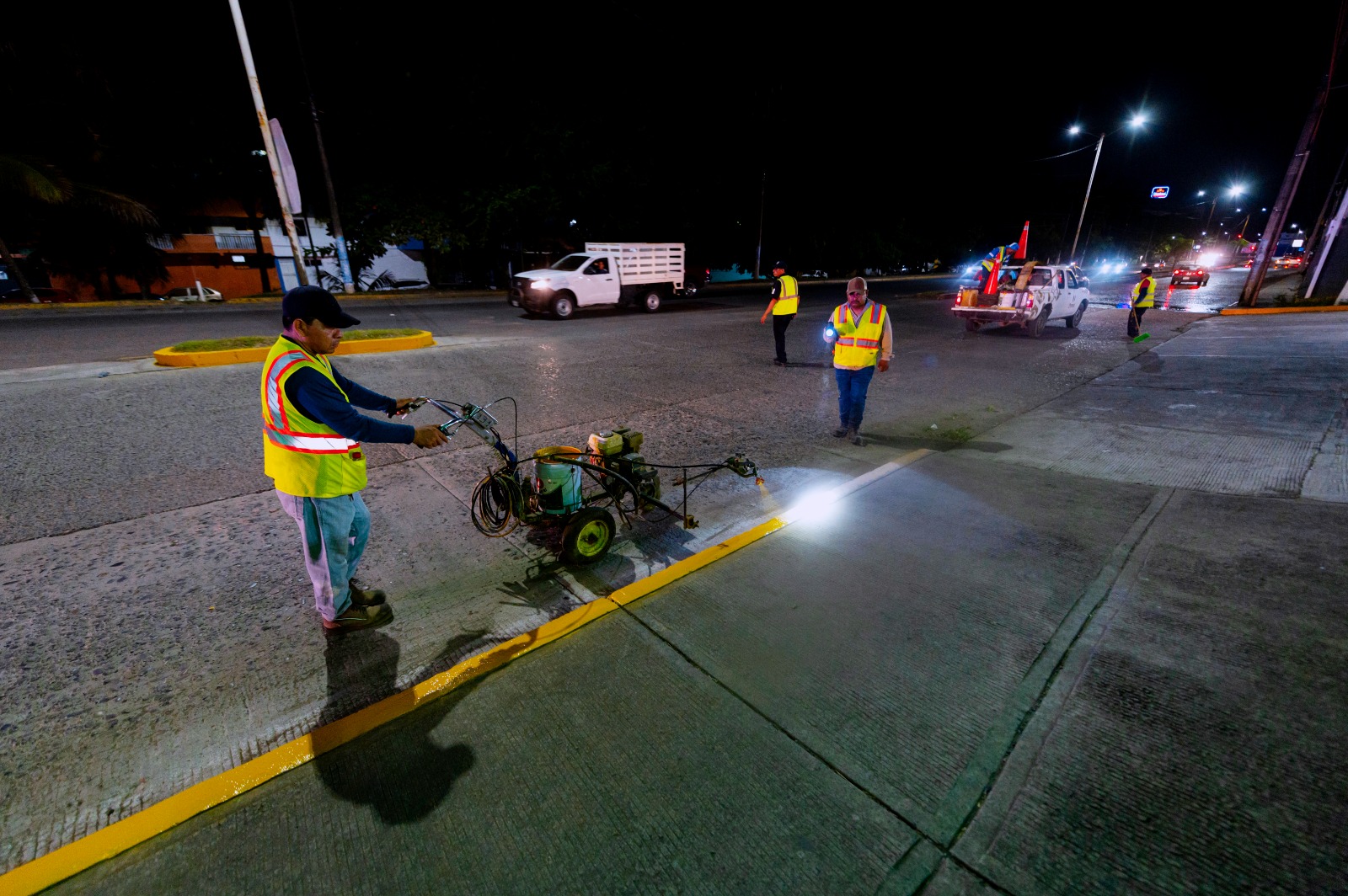 Tuxpan: Avanza el balizamiento de vialidades para mejorar la seguridad y eficientizar la movilidad