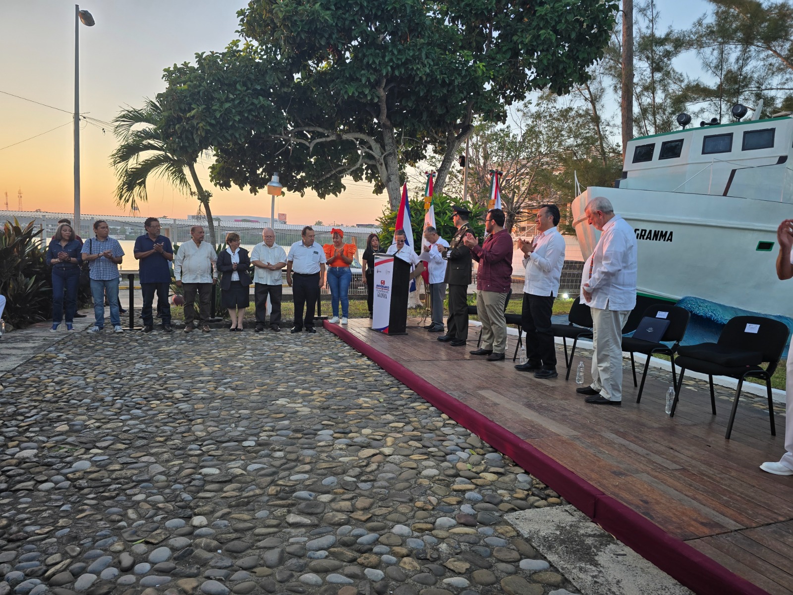 Tuxpan: Se conmemoró el 68 Aniversario de la Partida del Yate Granma, en el Museo de la Hermandad México-Cuba