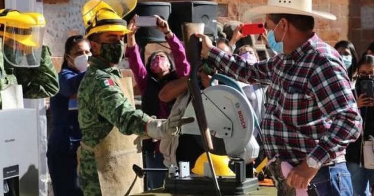 Poza Rica: Guardia Nacional y Ejercito Mexicano realizarán Campaña de Canje de Armas