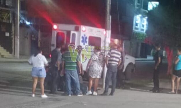 Álamo: Auto fantasma choca a cuatrimoto  y huye del lugar