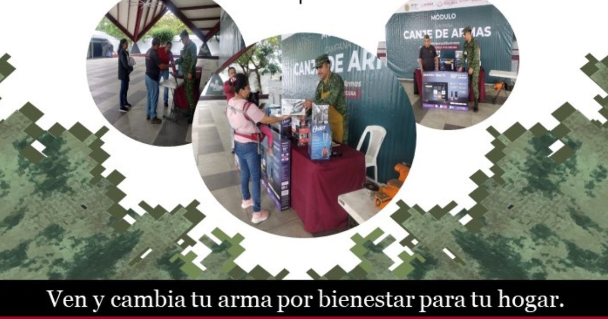 Ejército arranca la campaña de Canje de Armas en Poza Rica y otros municipios de Veracruz Norte