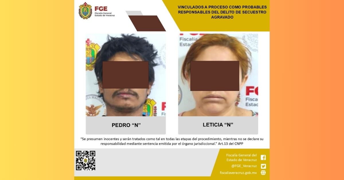 Dos vinculados a proceso por el delito de secuestro agravado en Martínez de la Torre