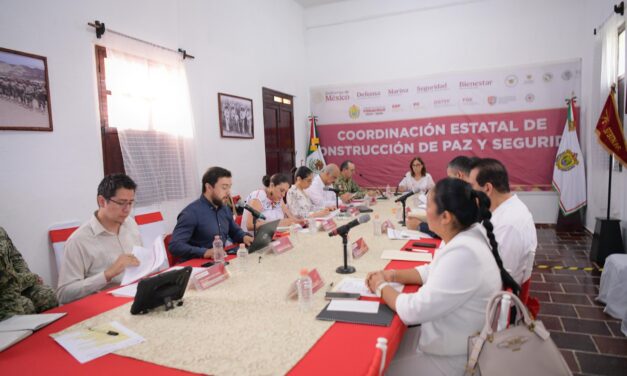 Mesa de Coordinación Estatal de Construcción de Paz y Seguridad