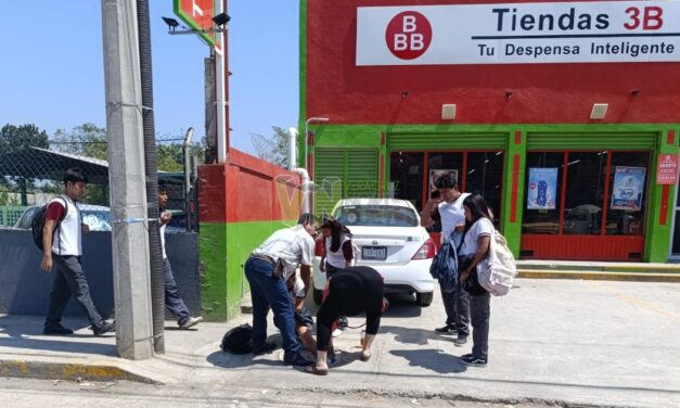 Álamo: registro dañado provoca lesión a estudiante de COBAEV