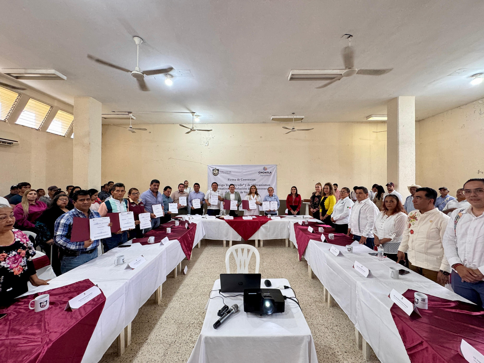 Poder Judicial firma convenios históricos con 10 Ayuntamientos del norte de Veracruz