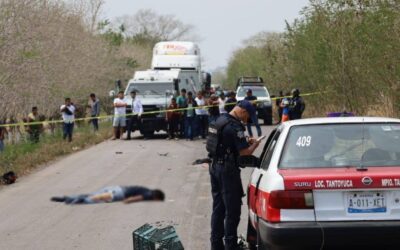 Terrible accidente en la carretera Tantoyuca-San Sebastián: Motociclista pierde la vida