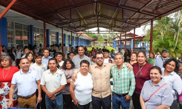 Nuevo techado, rehabilitación de la cancha deportiva y construcción de 2 aulas para la Escuela Bachilleres “Prof. Manuel C. Tello”