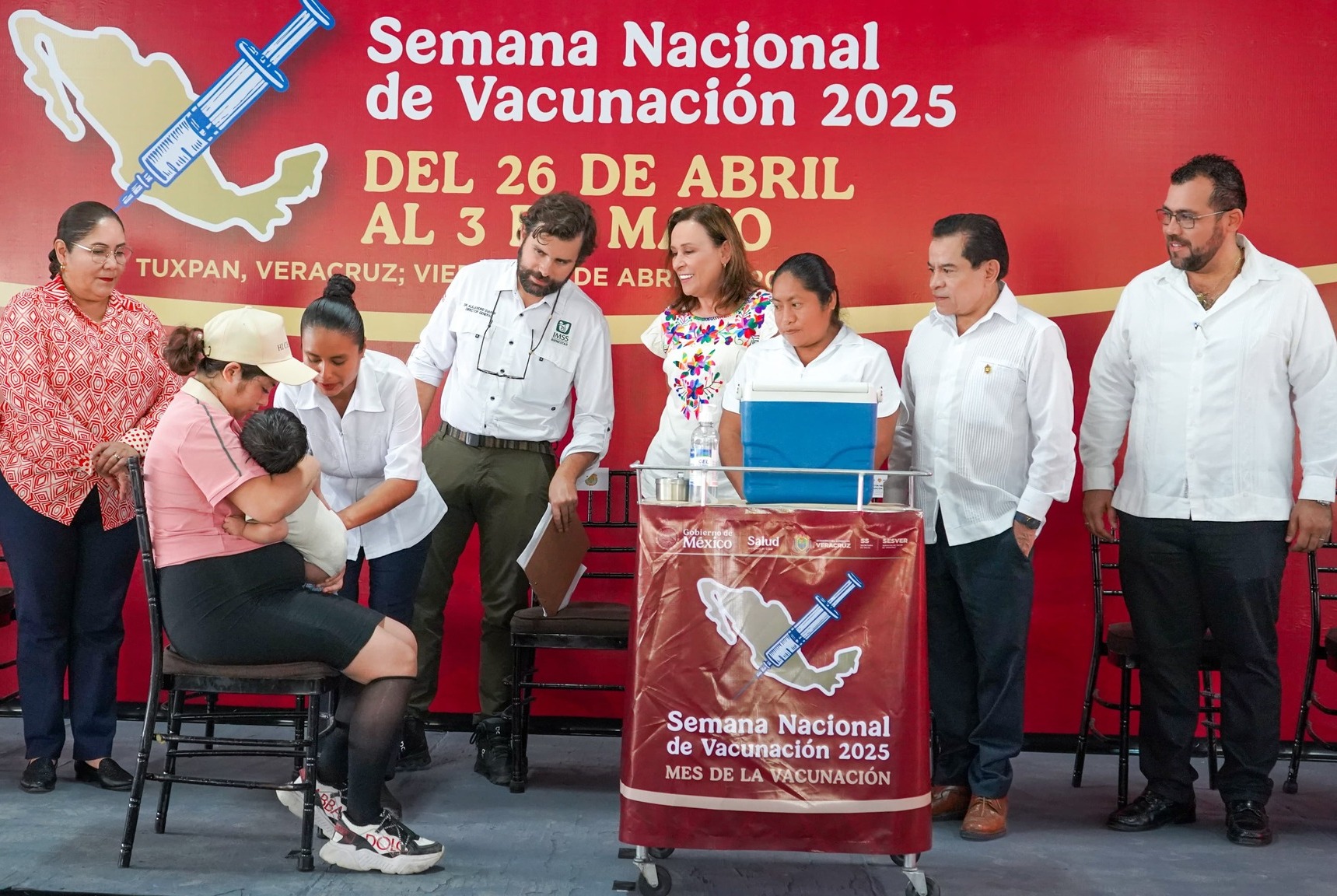 Arranca en Veracruz la Semana Nacional de Vacunación con meta de más de 670 mil dosis
