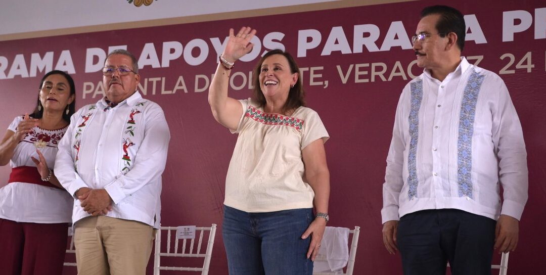Papantla: Anuncia Rocío Nahle precio de garantía de 7 mil pesos por tonelada de maíz