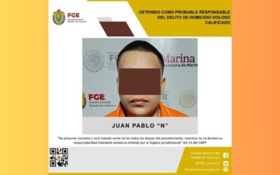 Poza Rica: Sujeto es detenido por el delito de Homicidio doloso