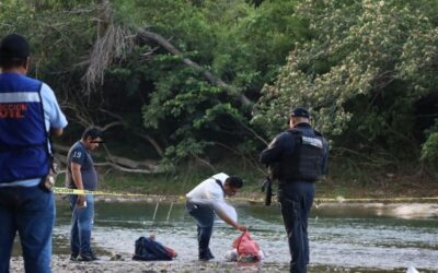 ¡Cayeron en una poza! Jóvenes mueren ahogados en aguas del río Calabozo en Tantoyuca