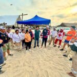 PC Estatal fortalece la coordinación con los participantes en el operativo Semana Santa 2025, en las playas de Tuxpan