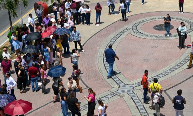 Se realizó en Tuxpan el Primer Simulacro Nacional 2025