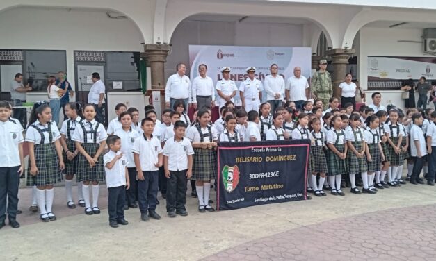 Tuxpan: Conmemoran en Lunes Cívico el aniversario luctuoso de Venustiano Carranza