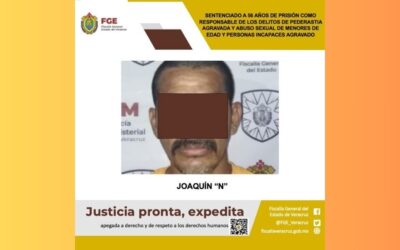 Pánuco: Condenado a 56 años de prisión por el abuso sexual de sus hijas
