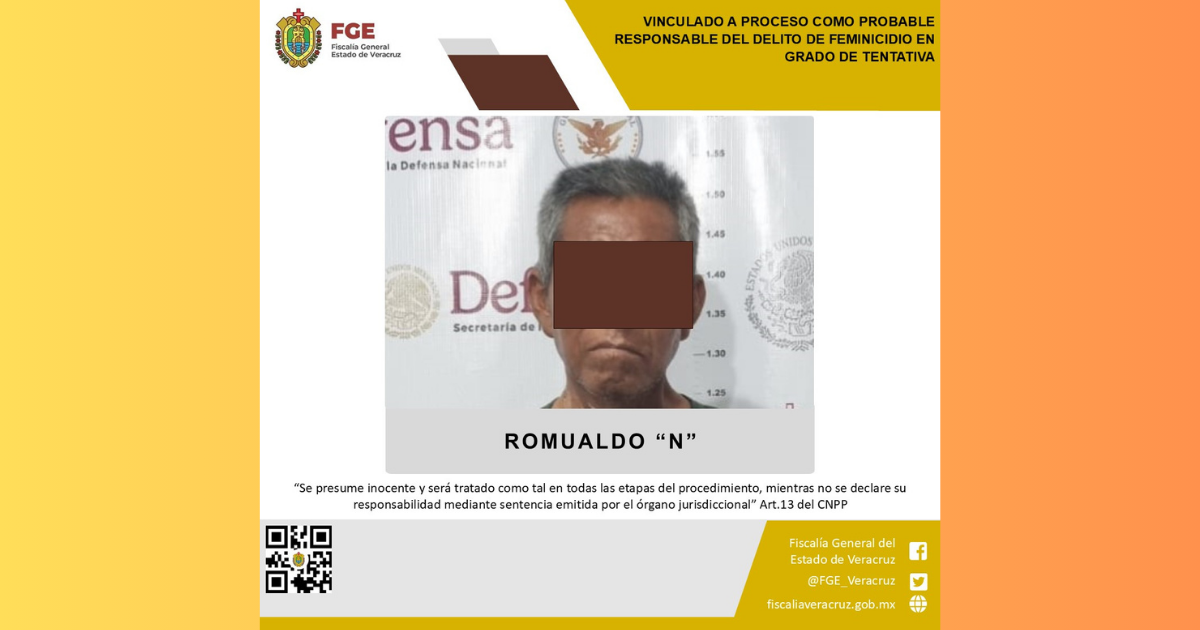Vinculado a proceso por tentativa de feminicidio en Chalma