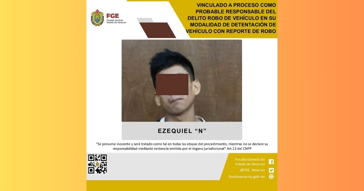 Vinculado a proceso por posesión de una motocicleta robada