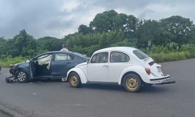 Carambola en Potrero del Llano deja un lesionado y elevados daños materiales