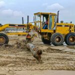 Gobierno de Tuxpan lleva a cabo la limpieza de Playa Barra Norte, que se encontraba llena de palizada