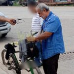Álamo: Ciclista cae en reja de drenaje dañada