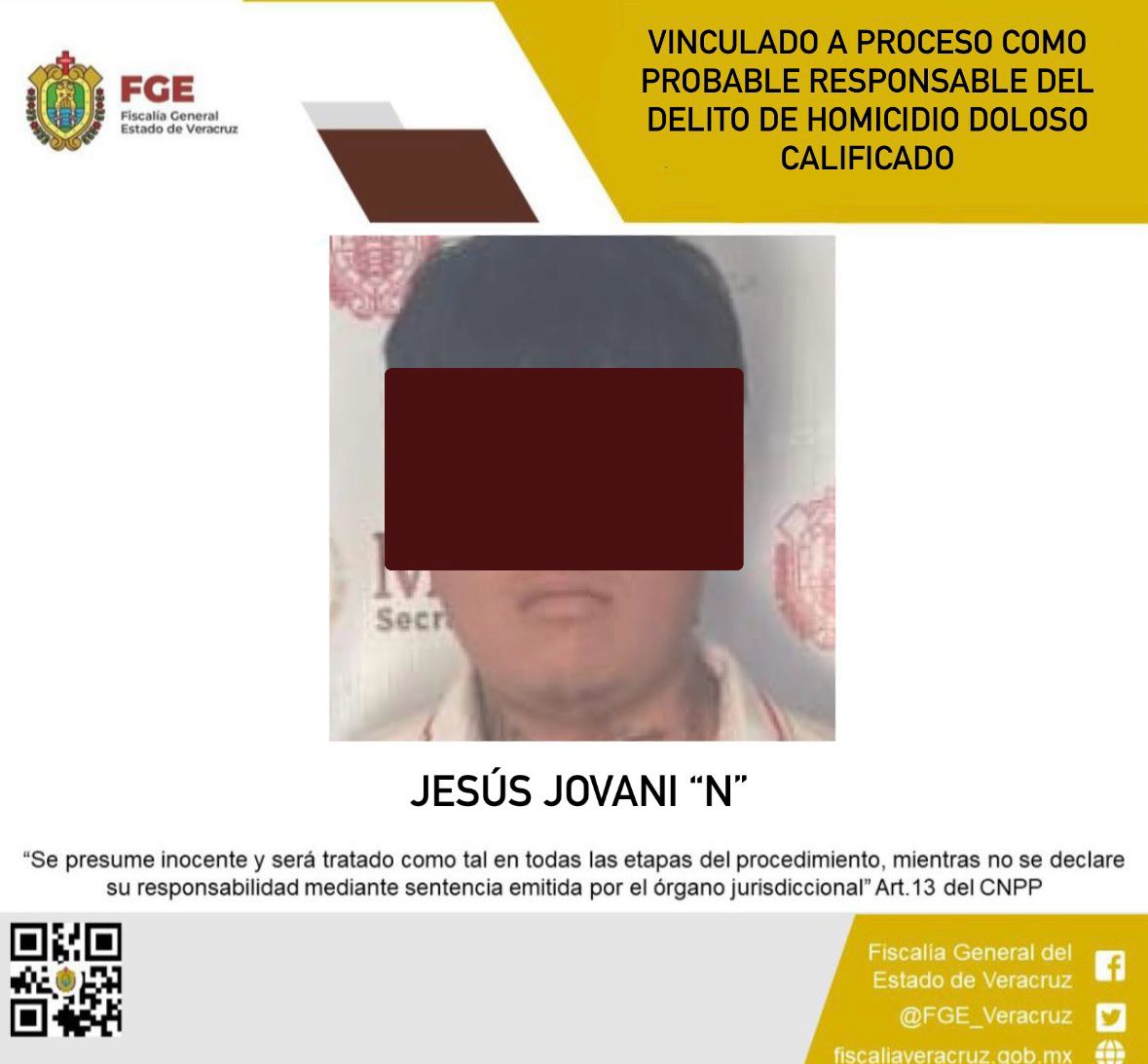 Detenido y Vinculado a Proceso por Homicidio en San Rafael
