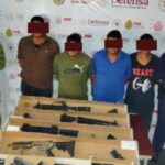 Cuatro personas detenidas, un inmueble y varios objetos asegurados tras cateo en Tihuatlán