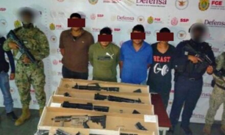 Cuatro personas detenidas, un inmueble y varios objetos asegurados tras cateo en Tihuatlán