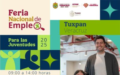 Este jueves se realizará en Tuxpan la “Feria Nacional del Empleo para las Juventudes 2025”
