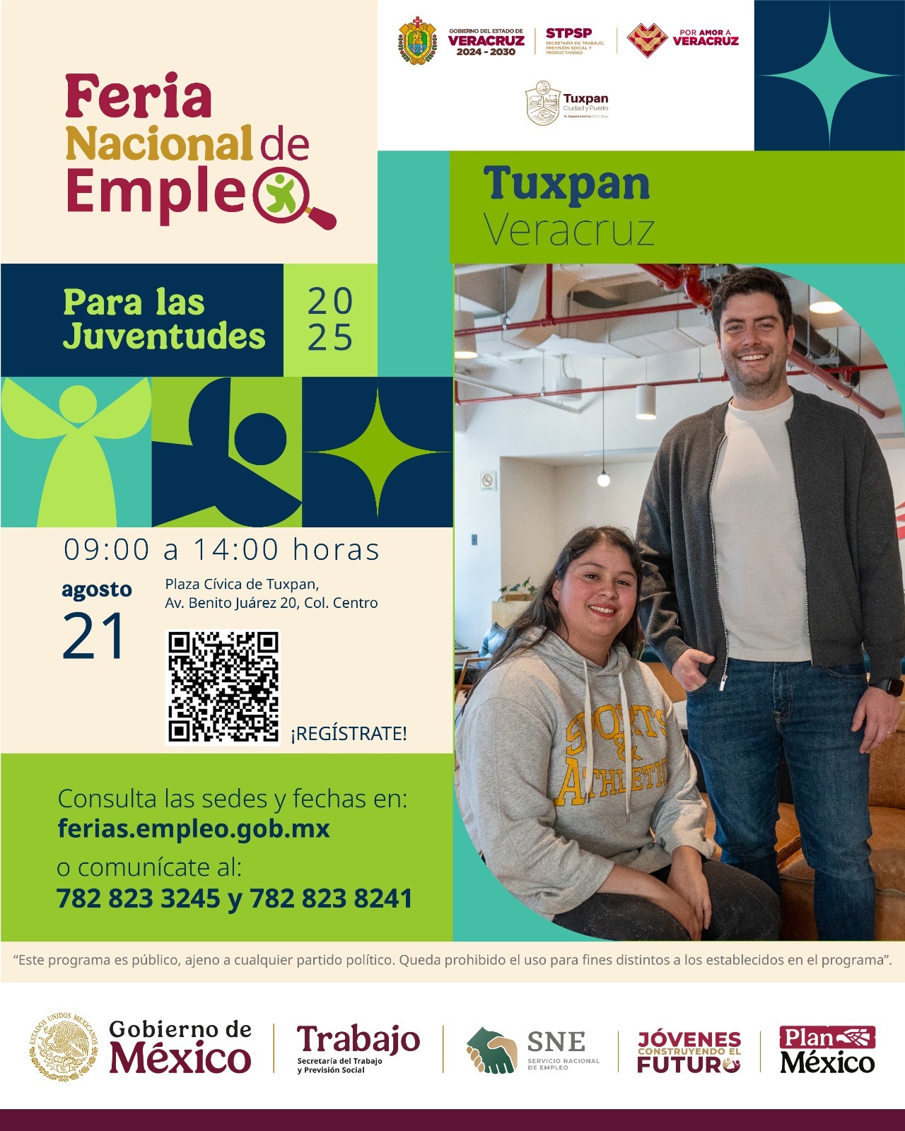 Tuxpan: Mañana feria nacional de empleo