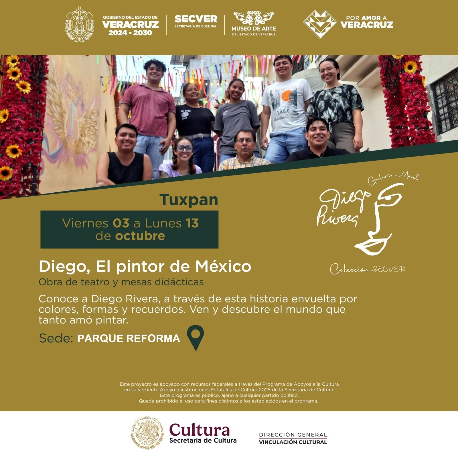 La obra de Diego Rivera se presenta por primera vez en Tuxpan