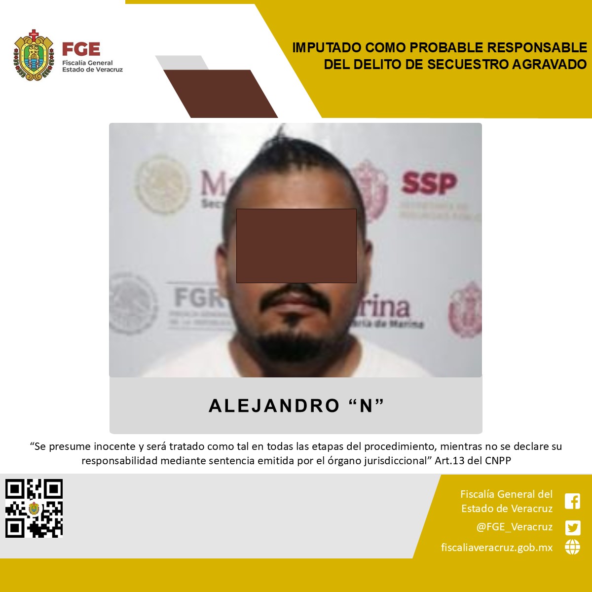 Imputado por delito de secuestro en Poza Rica