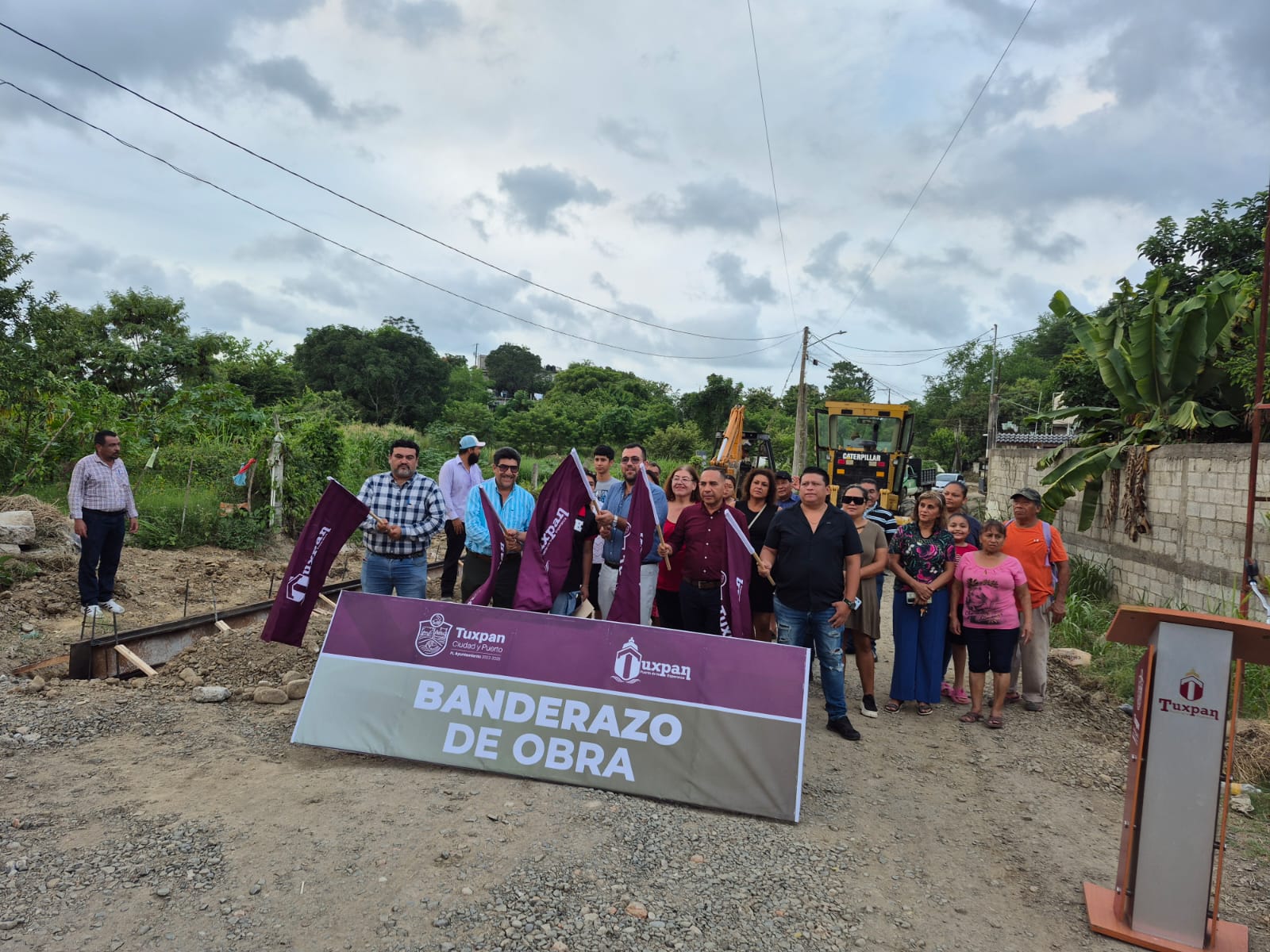 Gobierno de Tuxpan inicia 3 obras de urbanización en las colonias Ampliación Azteca y Escudero