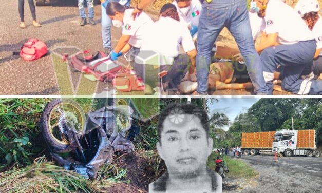 Álamo: Fuerte accidente en Xoyotitla deja un fallecido