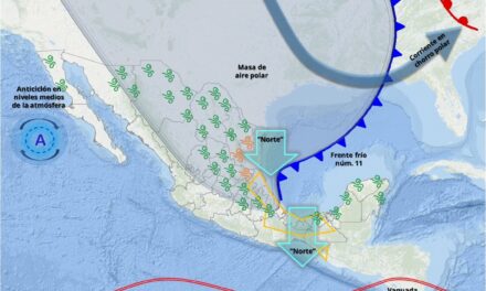 Tuxpan en Alerta Gris por llegada del Frente Frío N° 11, la mañana de este miércoles 29 de octubre